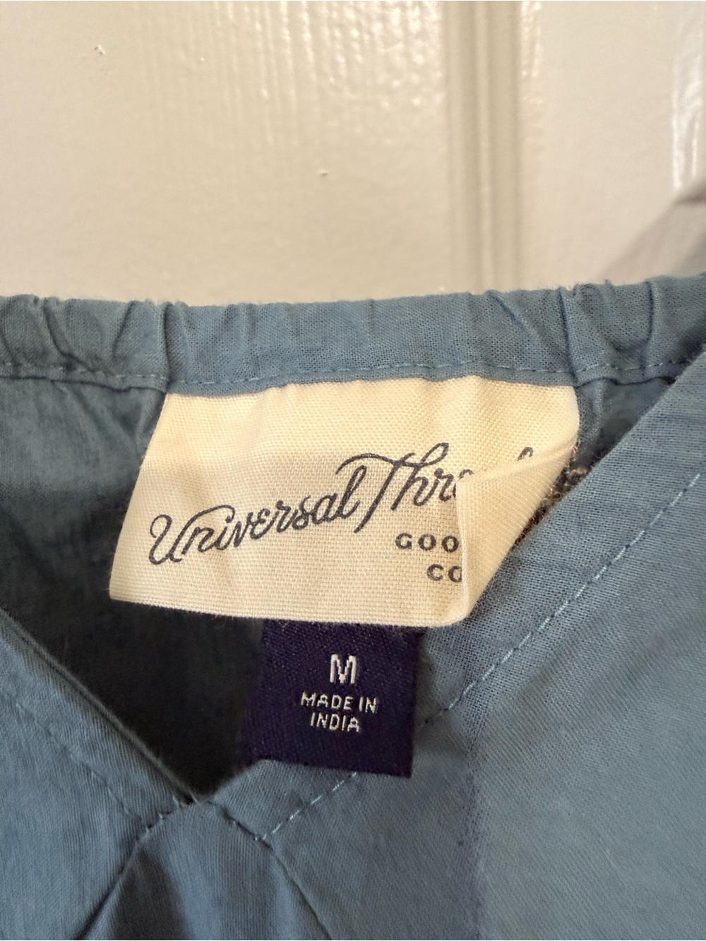 Universal Threads Blue Spaghetti-Strap Embroidered Sundress - Picture 4 of 4